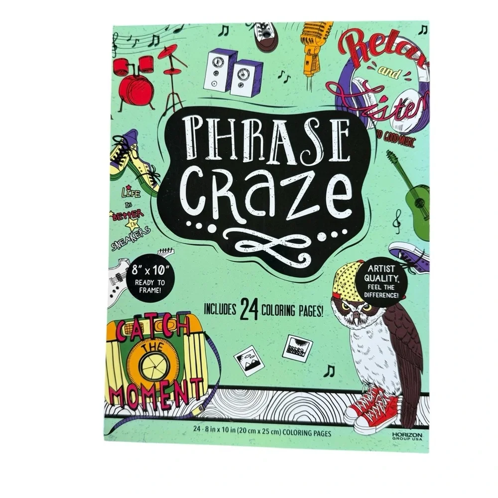 Phrase Craze Coloring‎ Book Bundle
